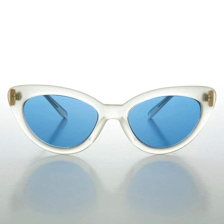 Clear Frame Cat Eye Vintage Sunglasses - Greta
