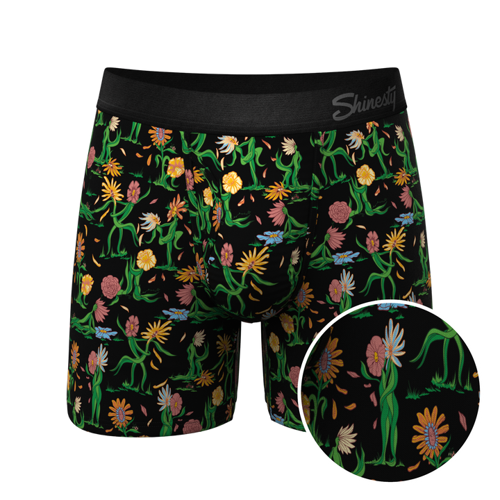 The Garden Of Breedin | Flower Print Ball Hammock® Pouch Underwear With Fly