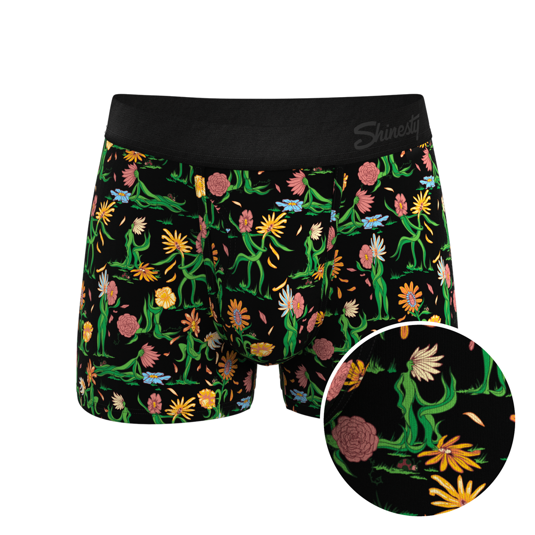 The Garden Of Breedin | Flower Print Ball Hammock® Pouch Trunks Underwear
