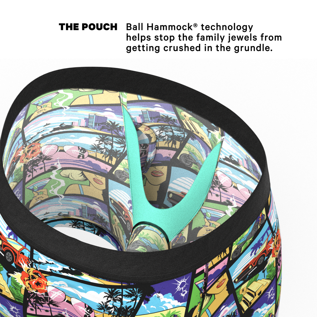 The Gas Pedal | Pop Art Ball Hammock® Pouch Underwear With Fly