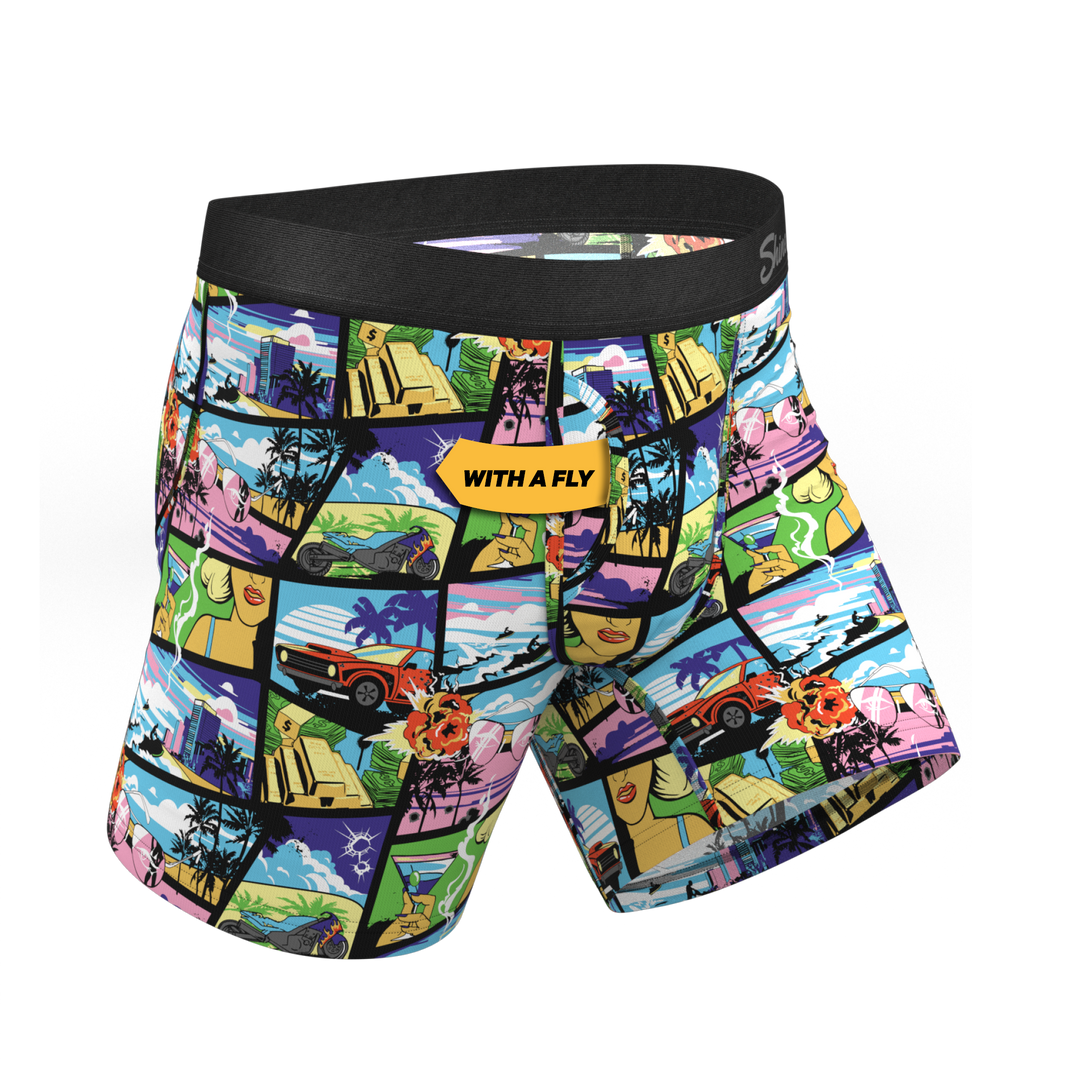 The Gas Pedal | Pop Art Ball Hammock® Pouch Underwear With Fly