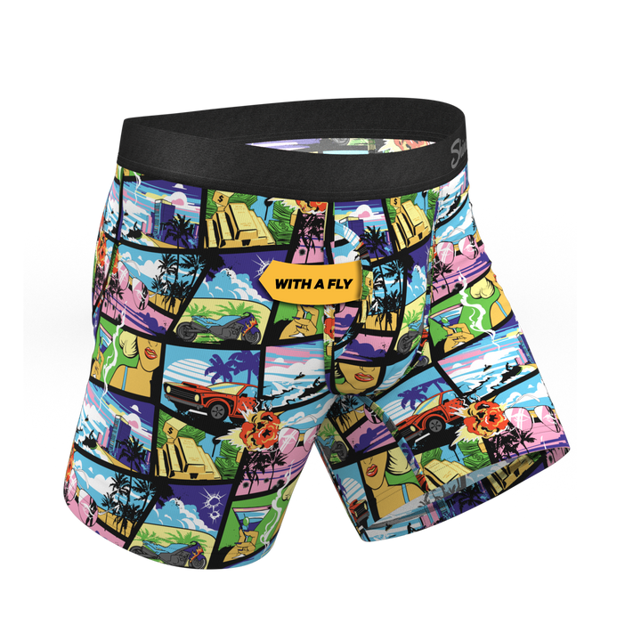 The Gas Pedal | Pop Art Ball Hammock® Pouch Underwear With Fly