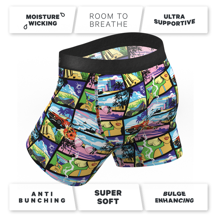 The Gas Pedal | Pop Art Ball Hammock® Pouch Underwear With Fly