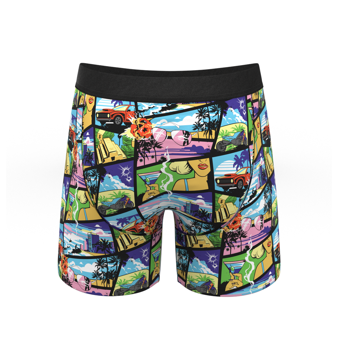The Gas Pedal | Pop Art Ball Hammock® Pouch Underwear With Fly