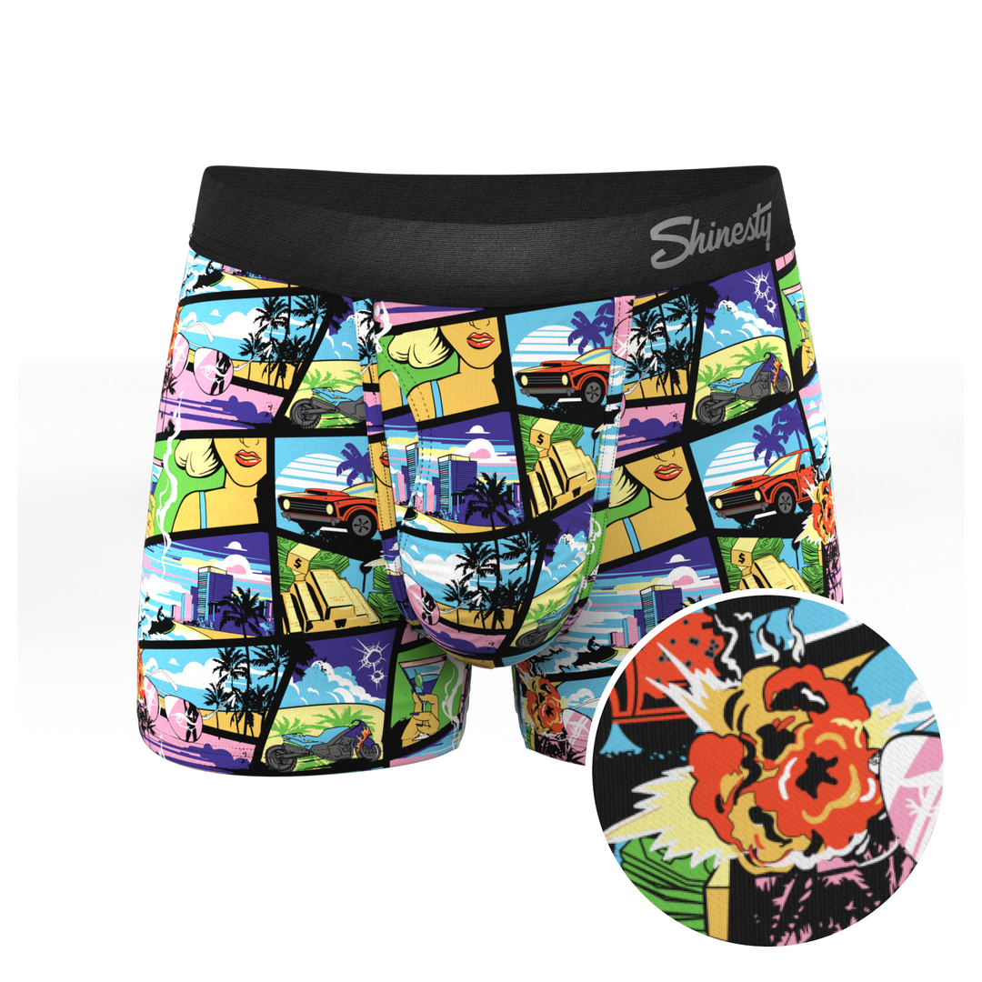 The Gas Pedal | Pop Art Ball Hammock® Pouch Trunks Underwear
