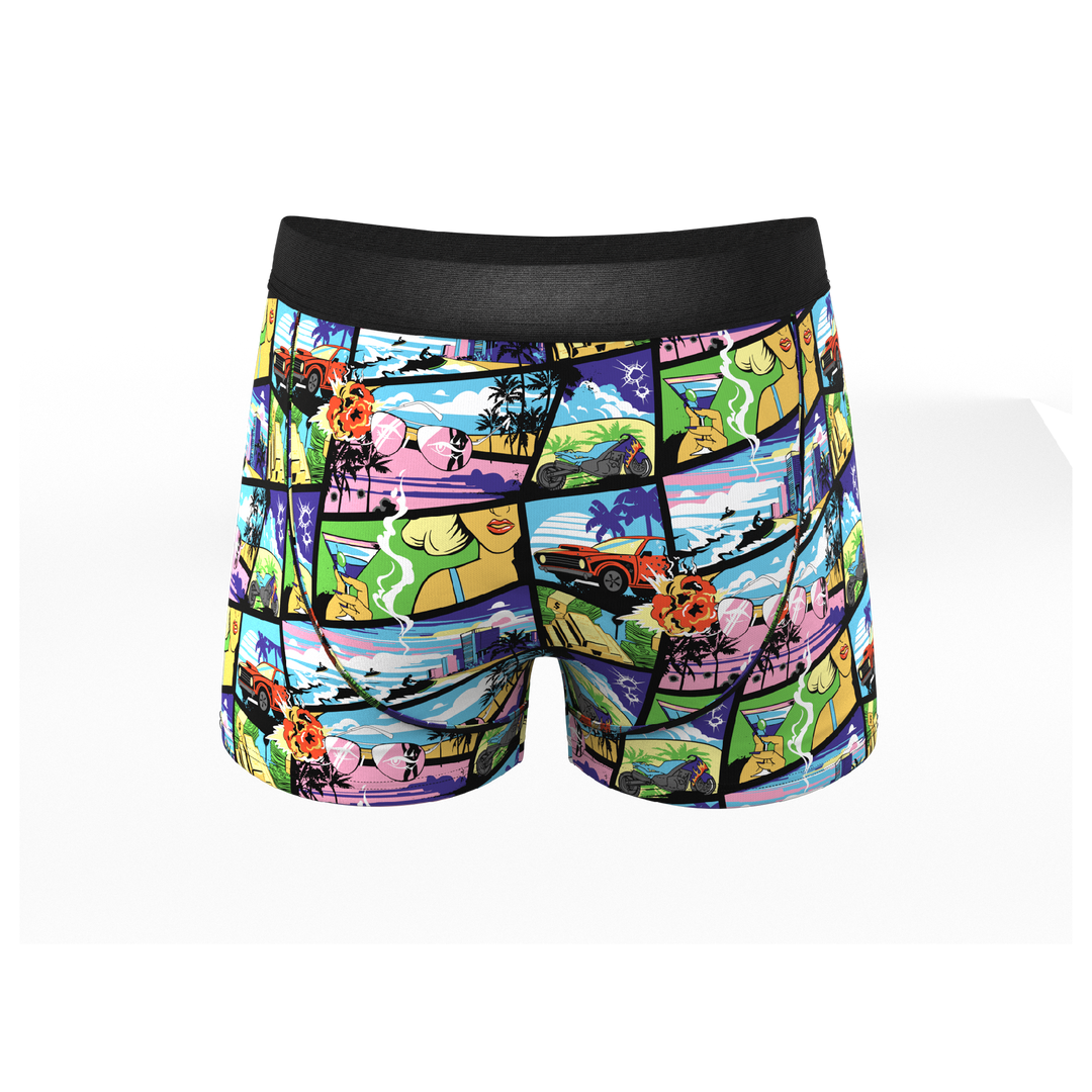 The Gas Pedal | Pop Art Ball Hammock® Pouch Trunks Underwear