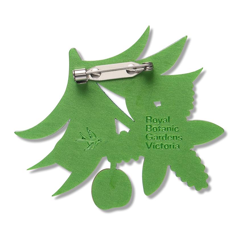 Wombat Berry Brooch – Erstwilder x Royal Botanic Gardens Victoria collector's tin packaging