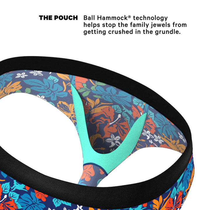 The Get Lei'd | Naughty Tropical Ball Hammock® Pouch Underwear Briefs