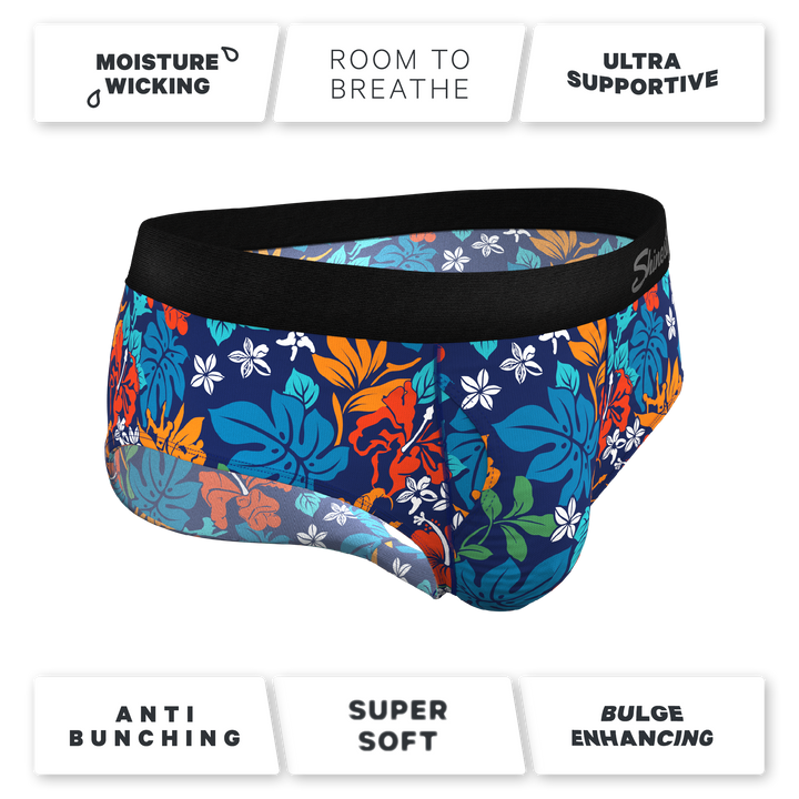 The Get Lei'd | Naughty Tropical Ball Hammock® Pouch Underwear Briefs