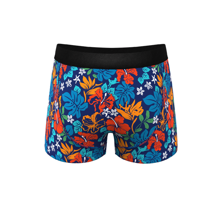 The Get Lei'd | Naughty Tropical Ball Hammock® Pouch Trunks Underwear