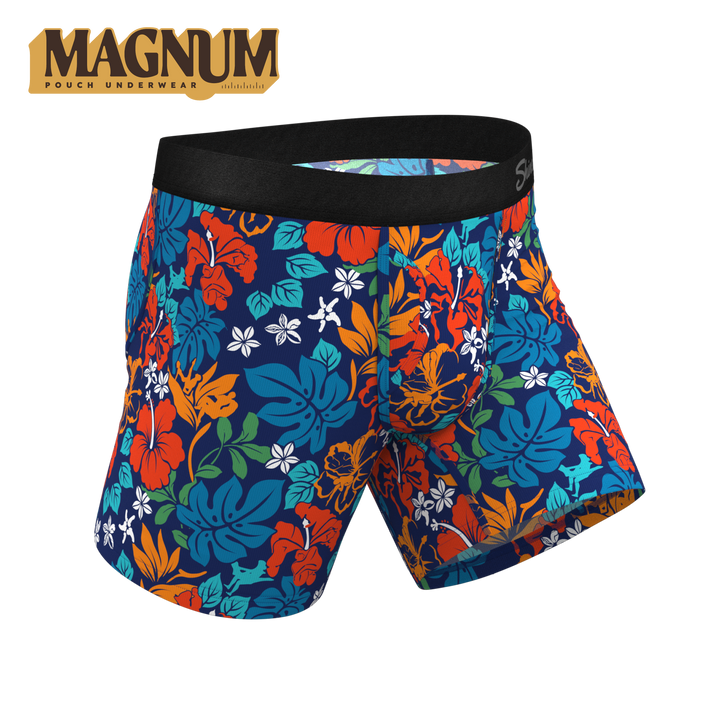 The Get Lei'd | Naughty Tropical Ball Hammock® Magnum Big Pouch Underwear