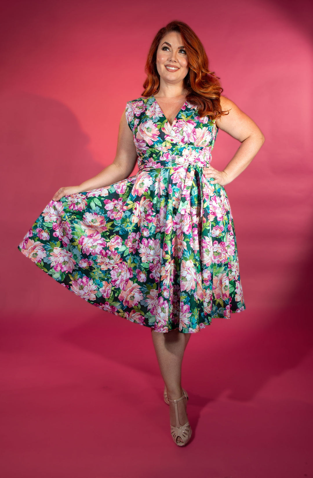 Milan Dress - Water Lily
