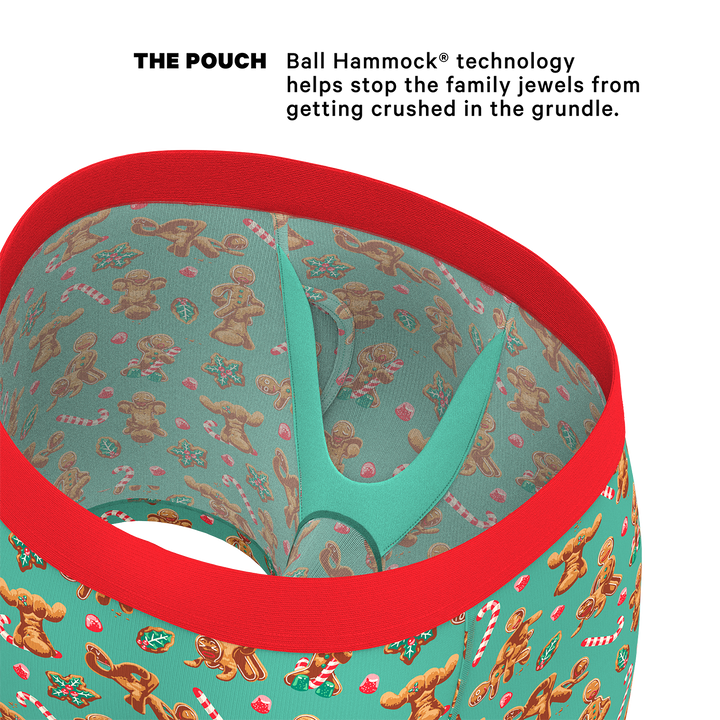 The Ginger Rail | Gingerbread Ball Hammock® Pouch Underwear With Fly