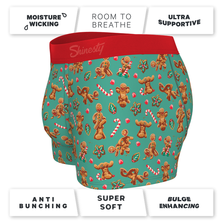 The Ginger Rail | Gingerbread Ball Hammock® Pouch Trunks Underwear