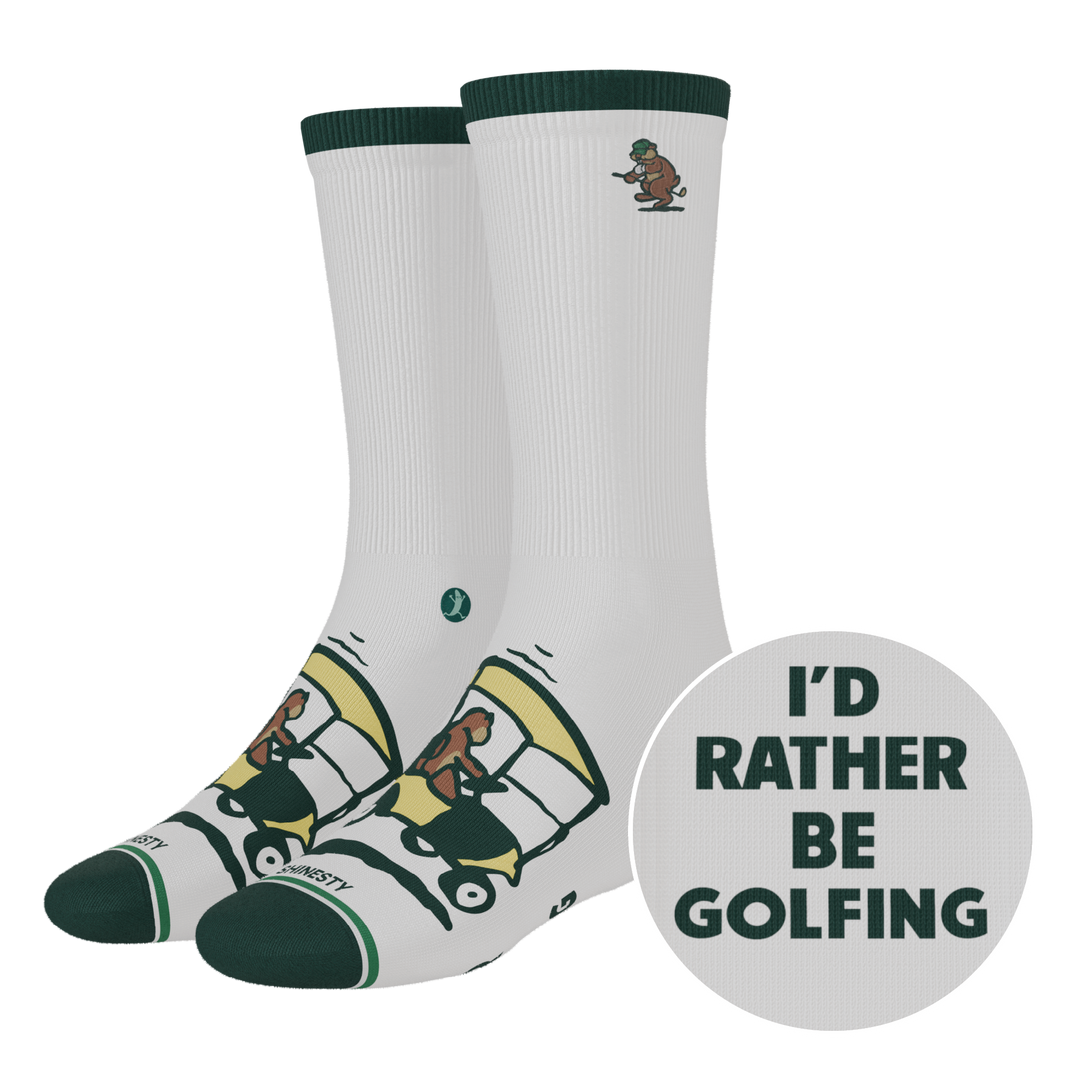 The Golpher | Golf Gopher Heel Hammock™ Crew Socks