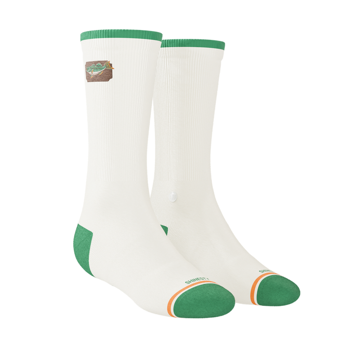 The Gone Fishing | Fishing Heel Hammock™ Crew Socks