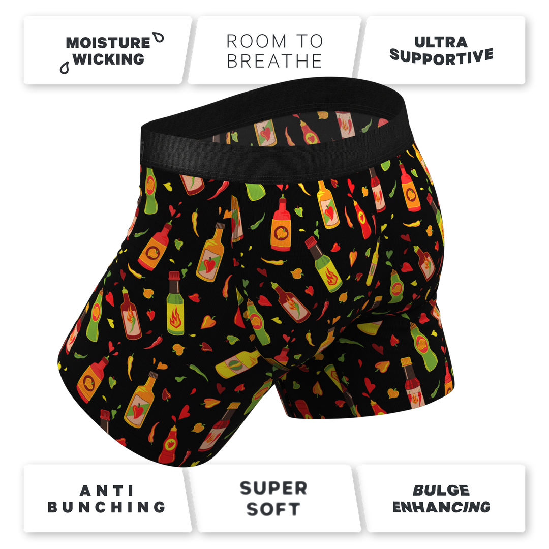 The Gotcha Sriracha | Hot Sauce Ball Hammock® Pouch Underwear