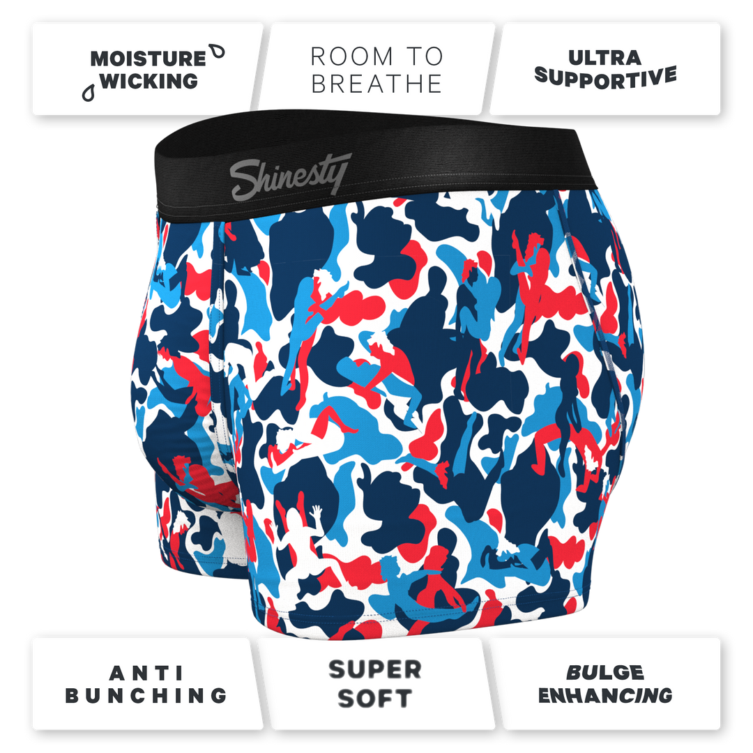 The Grand Finale | USA Camouflage Ball Hammock® Pouch Trunk Underwear