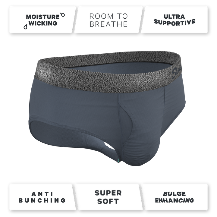The Graphite | Tonal Grey Ball Hammock® Pouch Underwear Briefs