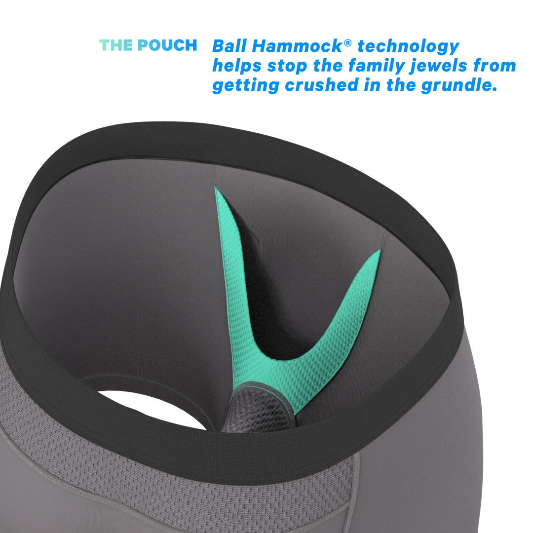 The Gray Wolf | Gray Tonal paradICE™ Cooling Ball Hammock® Underwear