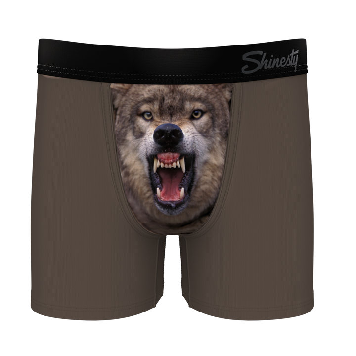 The Grey's Growl | Wolf Boy's Boxer Briefs