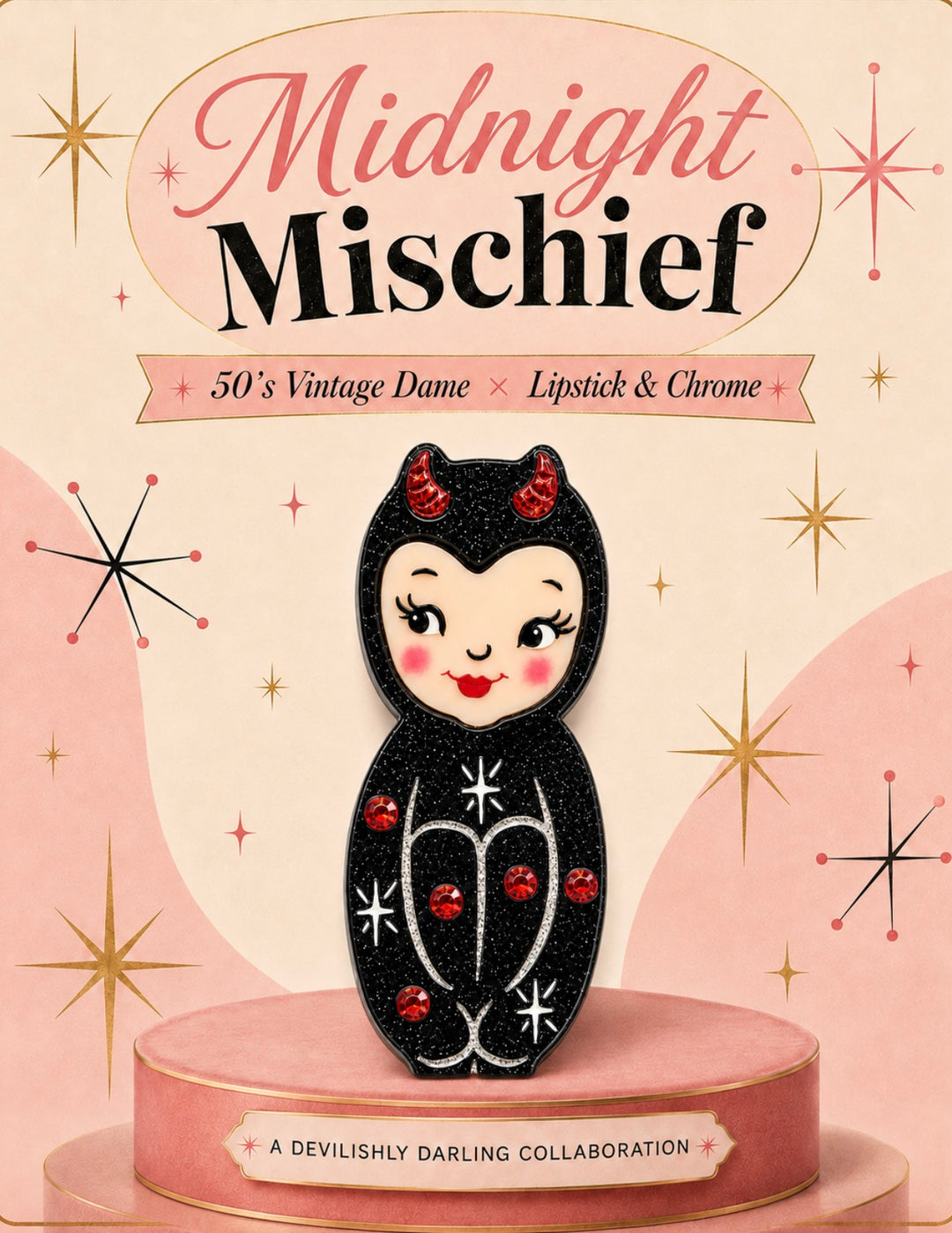 Midnight mischief Halloween pixie holt Howard brooch