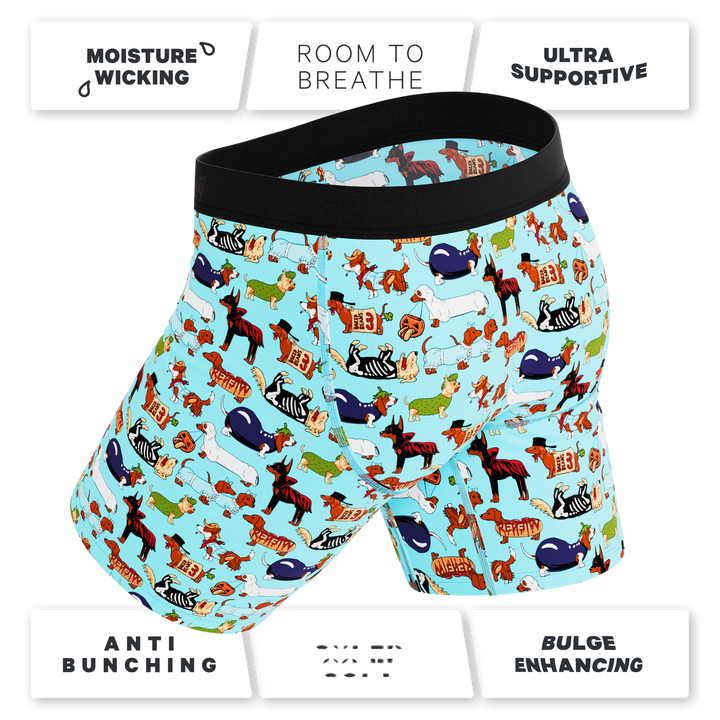 The Halloweenies | Halloween Dogs Ball Hammock® Boxer - Long Leg