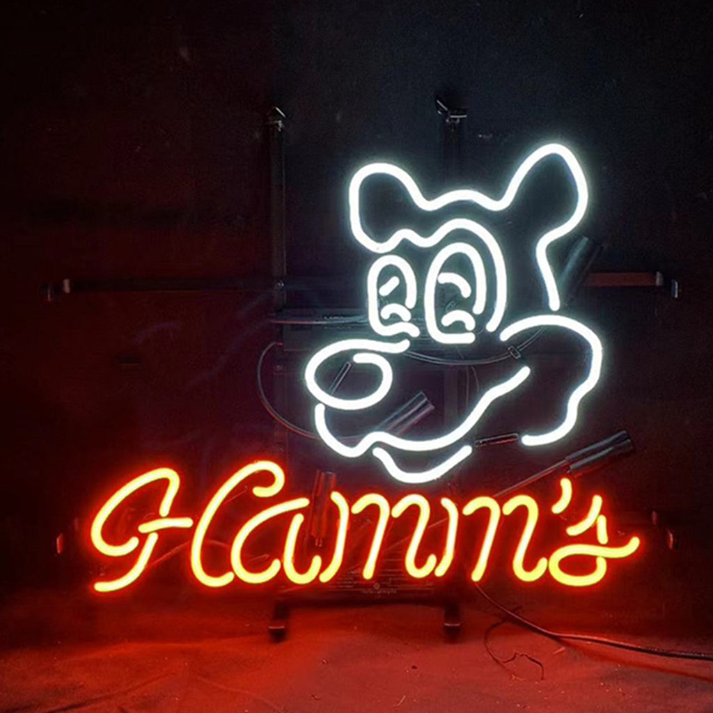 Hamm's Beer Bear Neon Signs Light