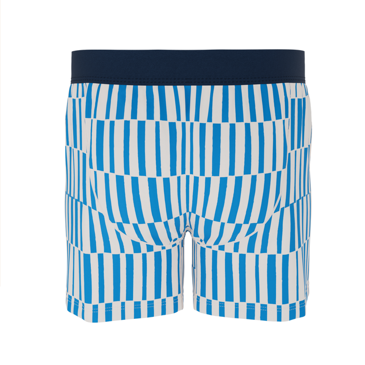 The Hamptons | Blue Mosaic Stripe Boxers