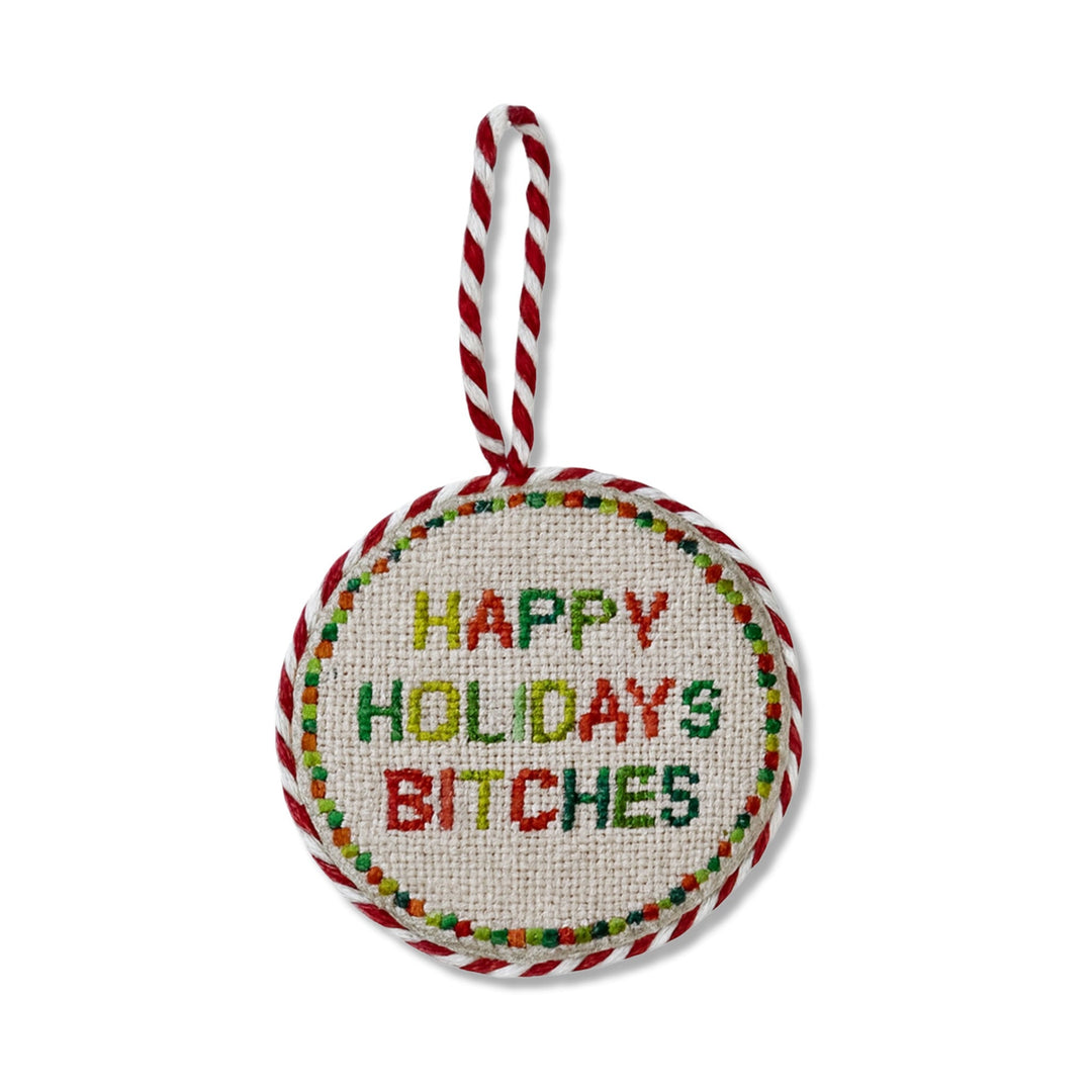 Needlepoint Ornament - Bitches