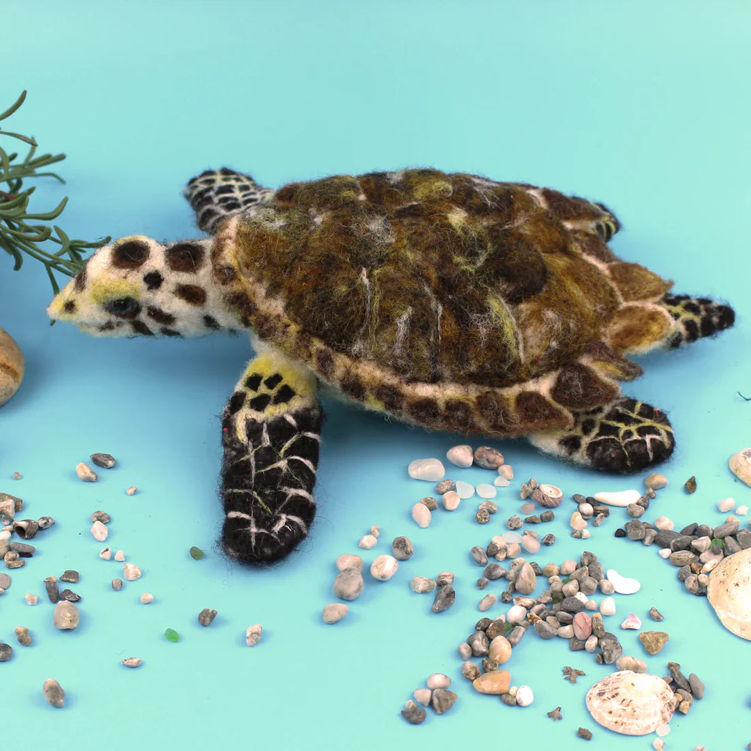 Hawksbill Turtle Needle Felting Kit by The Makerss PK-HawksbillTurtle-Inx