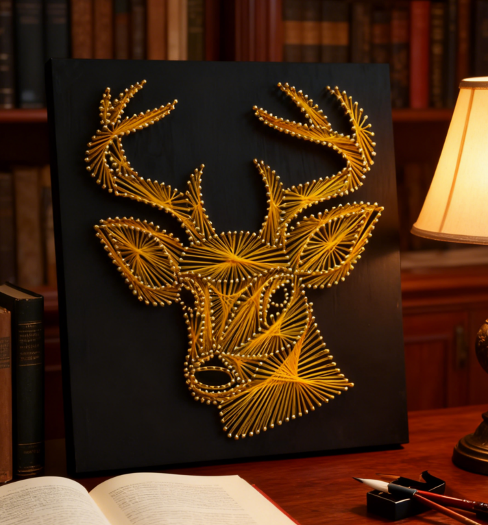 Deer String Art Kit by Wizardi M1-3 DHACE28043