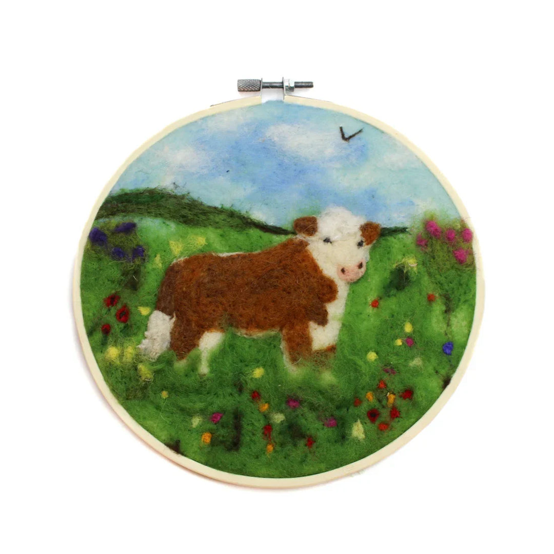 Hereford Bull Needle Felting Kit by The Makerss KT-Hereford Bull-Complete