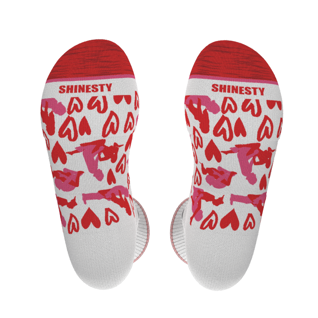 The Hot-Blooded Handbook | Valentine's Day Heel Hammock™ Crew Socks
