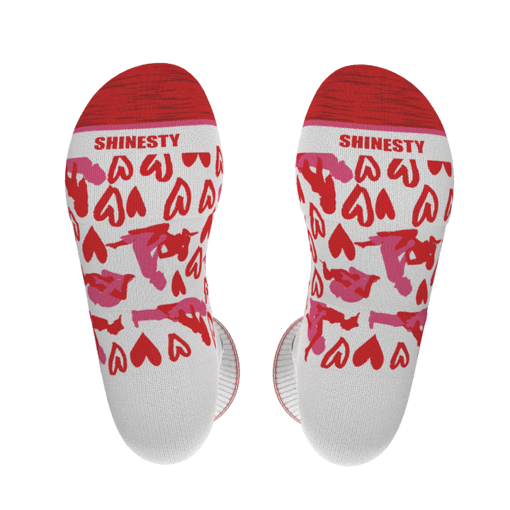 The Hot-Blooded Handbook | Valentine's Day Heel Hammock™ Crew Socks