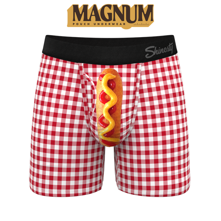 The Hot Diggity | Corn Dog Ball Hammock® Magnum Big Pouch Underwear