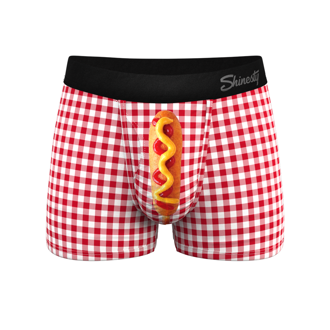 The Hot Diggity | Corn Dog Ball Hammock® Pouch Trunks Underwear