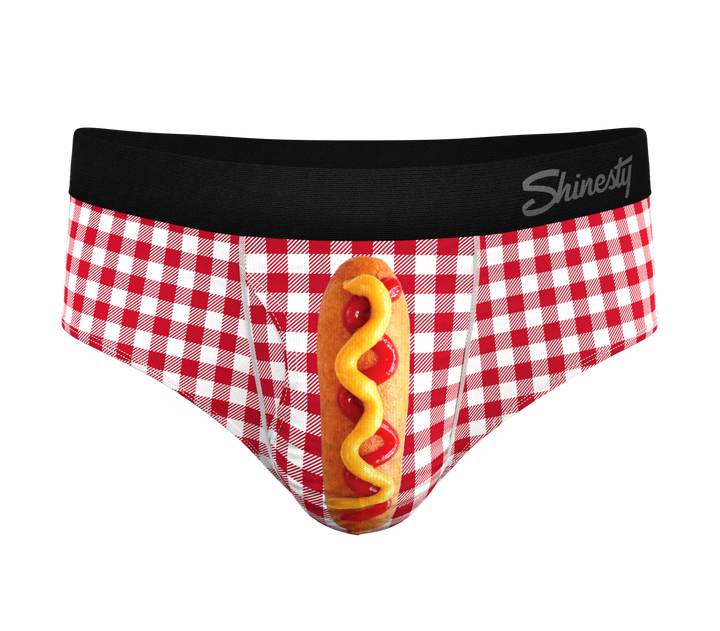 The Hot Diggity | Corn Dog Ball Hammock® Pouch Underwear Briefs