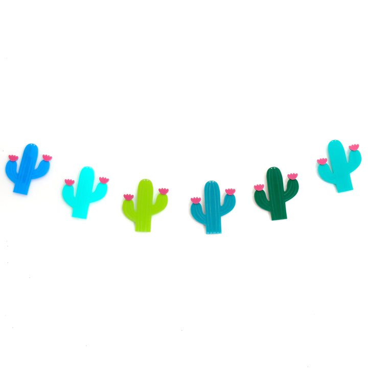 Acrylic cactus garland