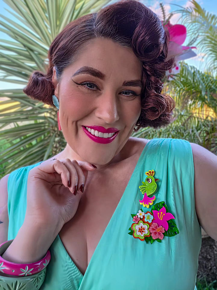 Floral Fantasy Brooch by Miss Fluff x Lipstick & Chrome