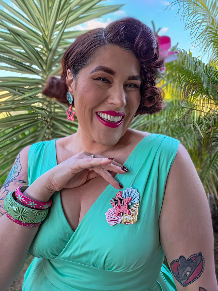 Starfish Starlet Earrings by Miss Fluff x Lipstick & Chrome