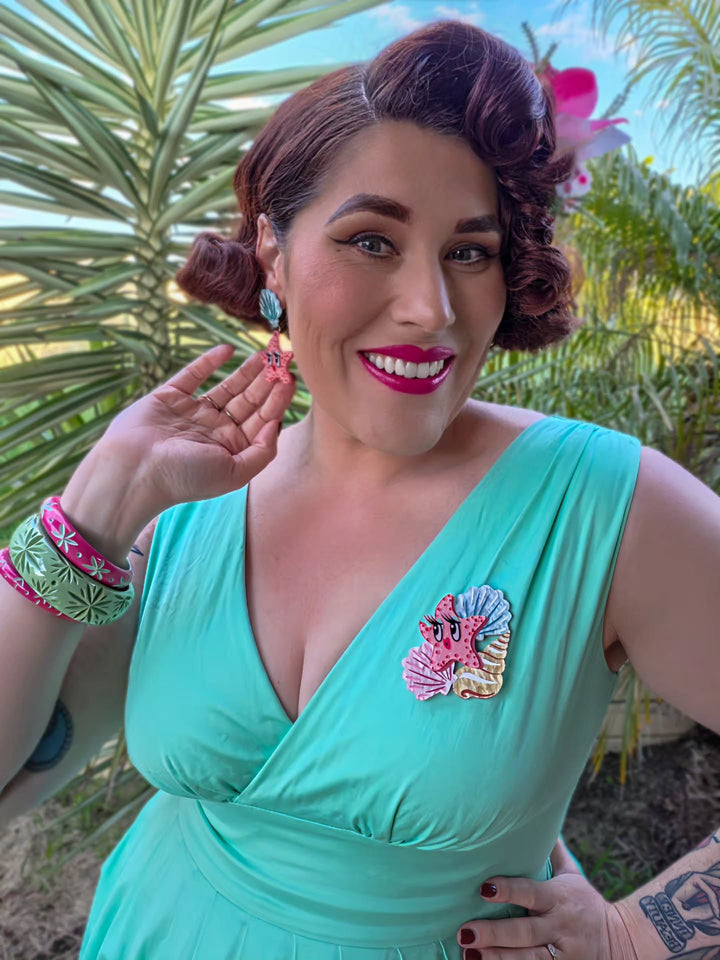 Starfish Starlet Earrings by Miss Fluff x Lipstick & Chrome