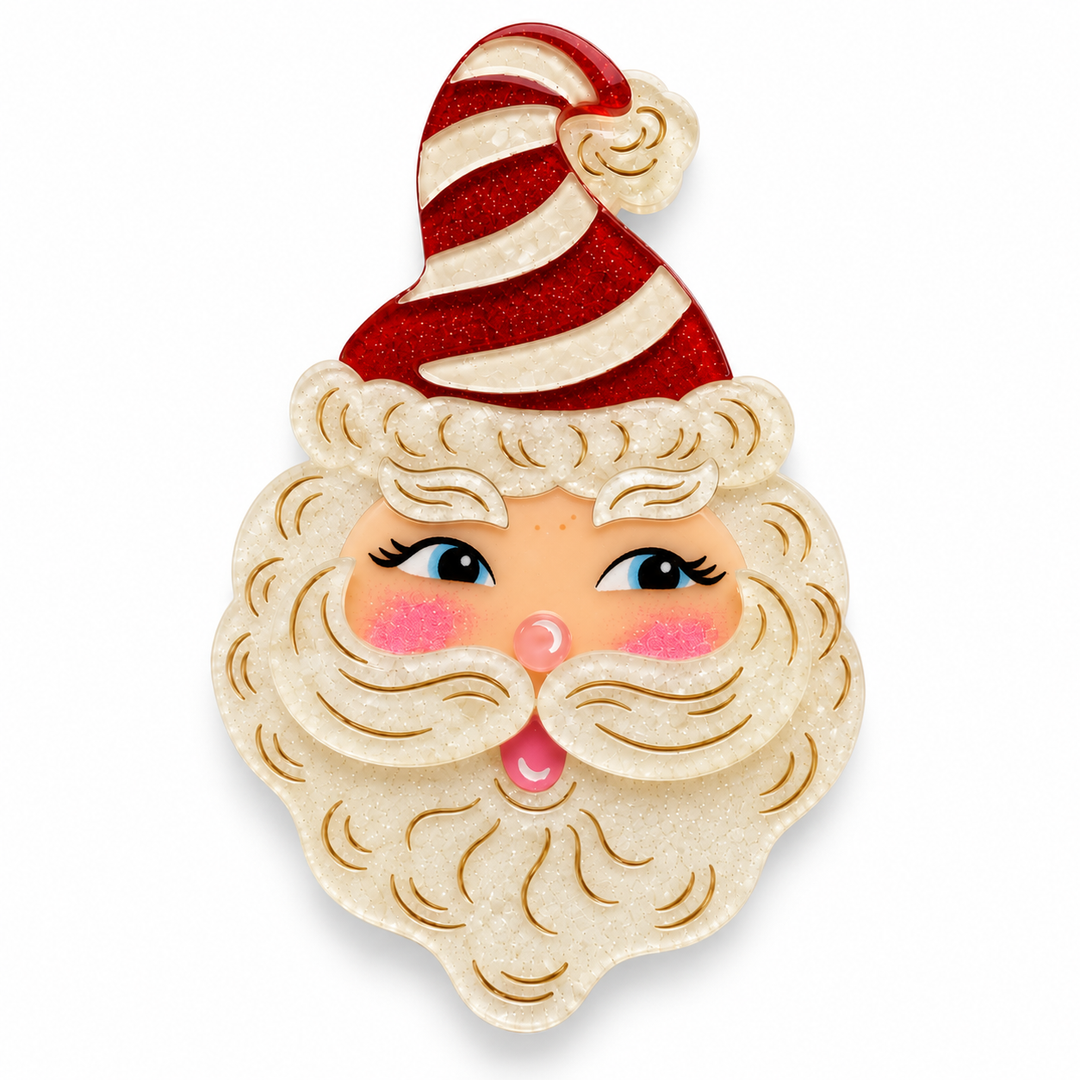 Kitsch Kringle Brooch by 50's Vintage Dame x Lipstick & Chrome
