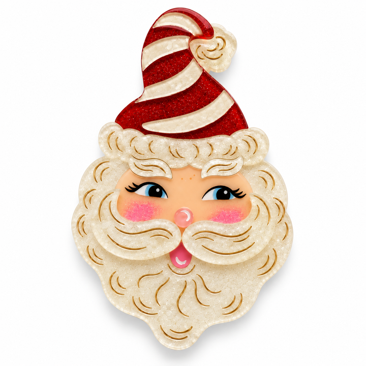 Kitsch Kringle Brooch by 50's Vintage Dame x Lipstick & Chrome