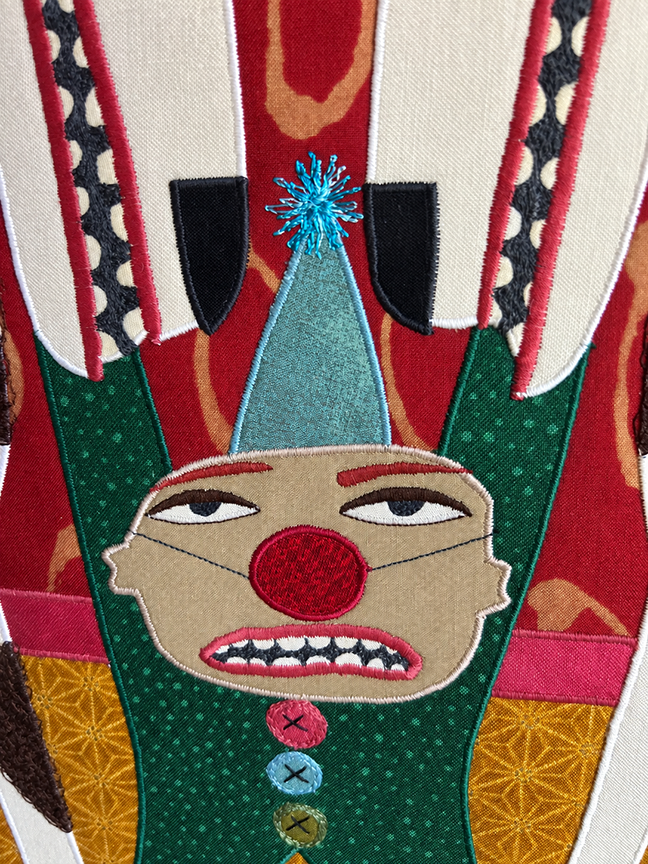 Chris Roberts Antieau "Christmas Toy" Tapestry Art in Frame