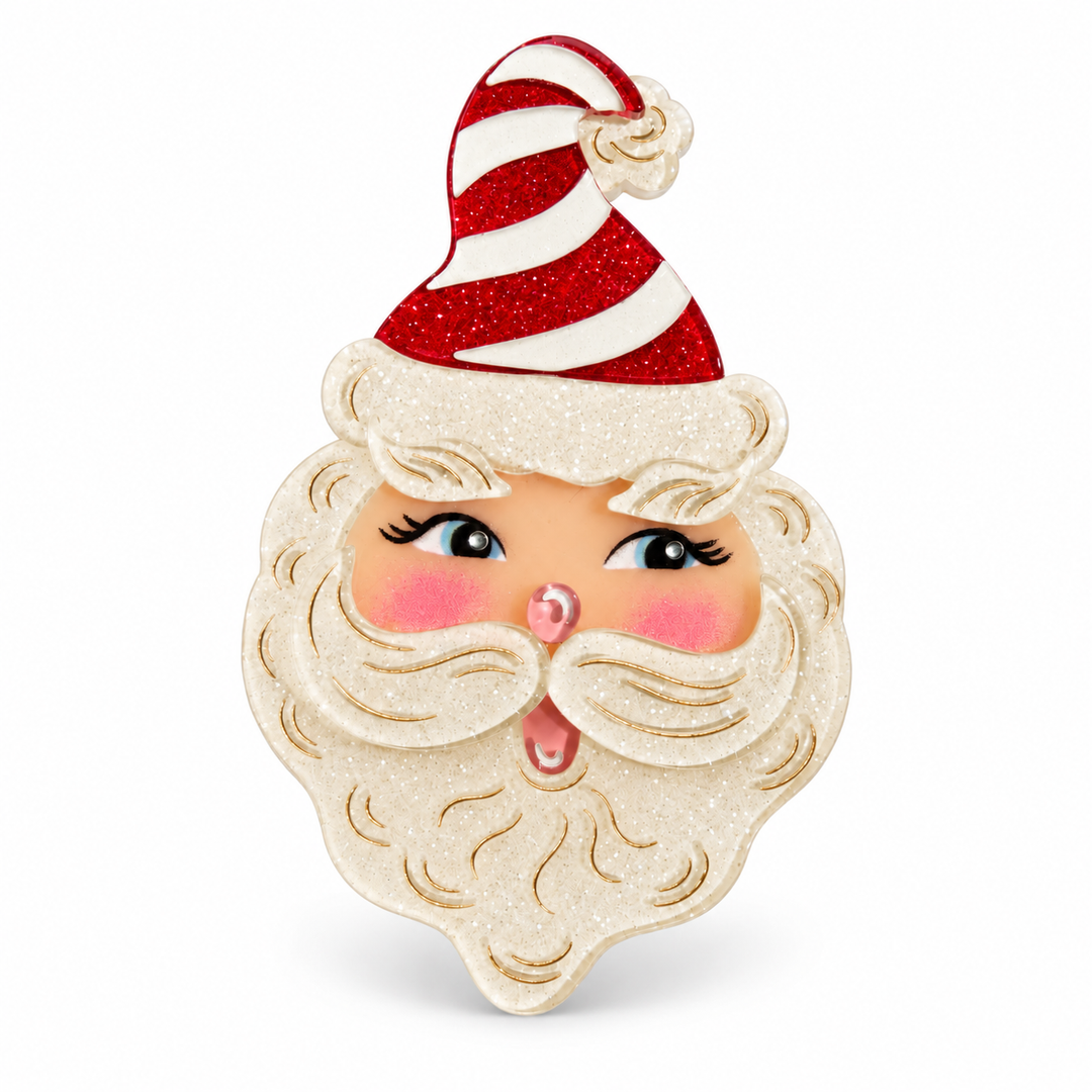 Kitsch Kringle Brooch by 50's Vintage Dame x Lipstick & Chrome