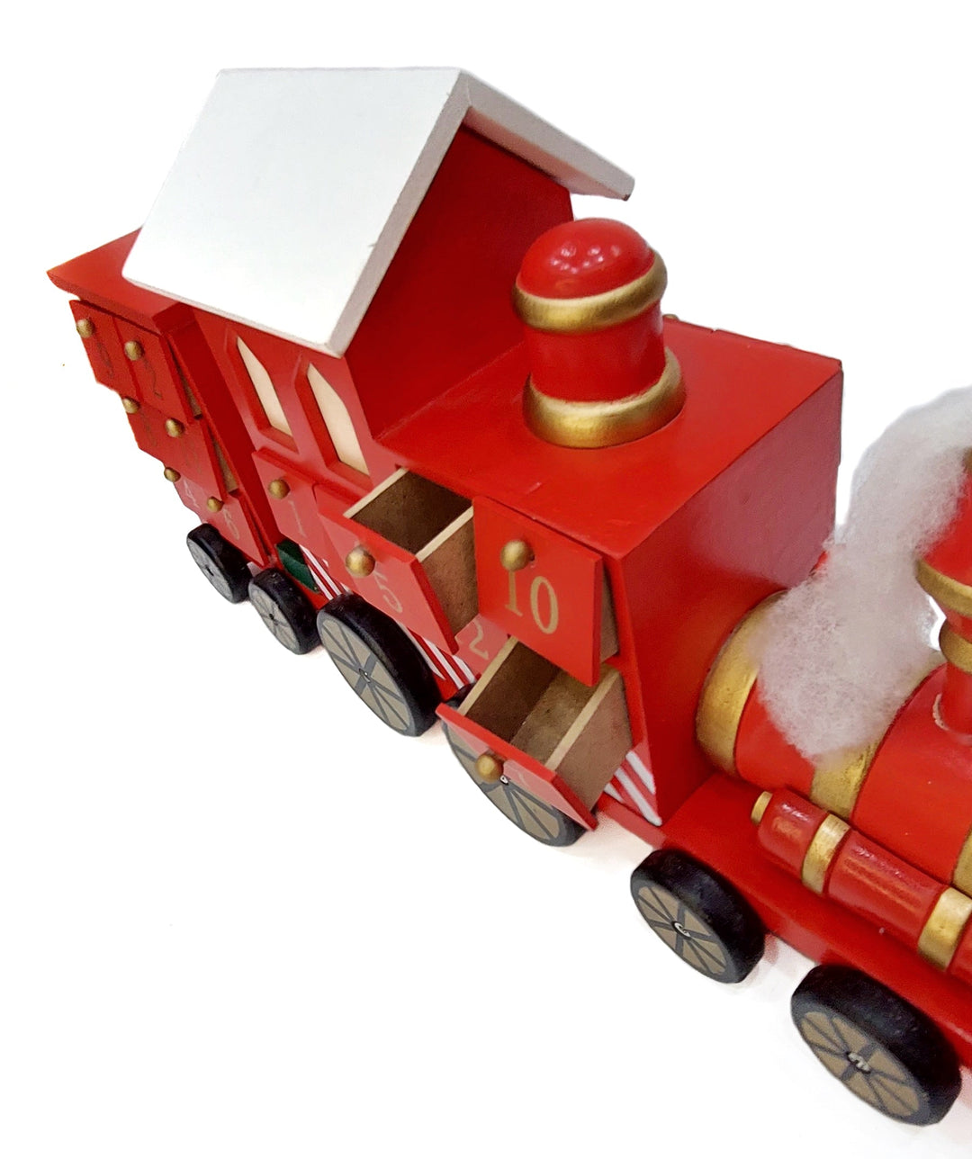 Wizardi Christmas Red Train Advent Calendar F07M14-4-Y01717