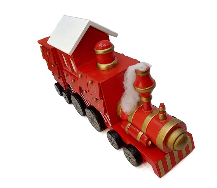 Wizardi Christmas Red Train Advent Calendar F07M14-4-Y01717