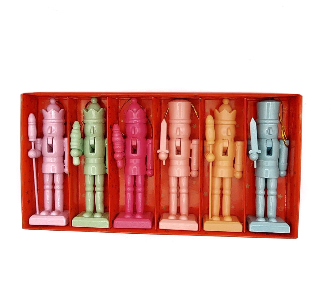 Christmas Nutcracker Set. Wizardi Classic Wooden Festive Decoration F07M14-11-N01616