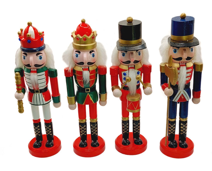 Wooden Regal Drummer Nutcracker Wizardi F07M6-13A